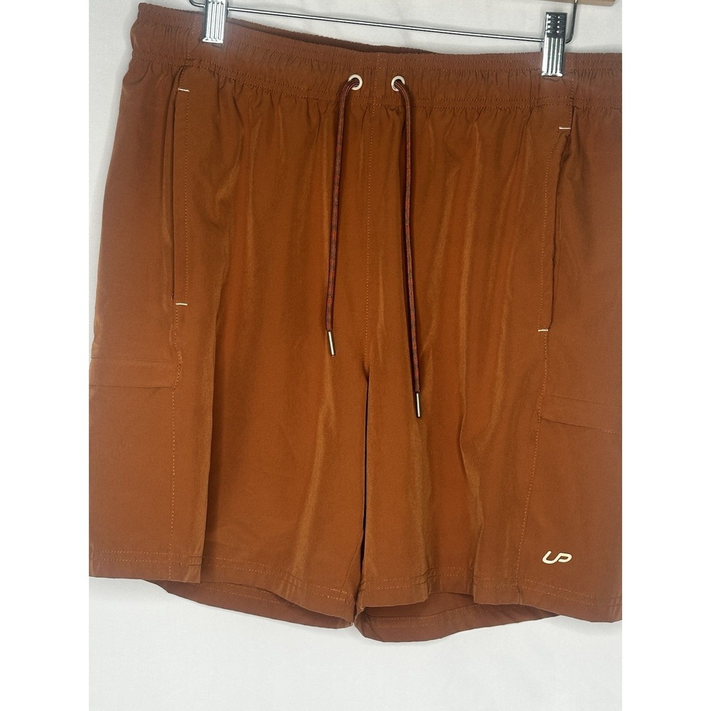 Unipro Large Drawstring Burnt Men Shorts With 4 Pockets Elastic Waist